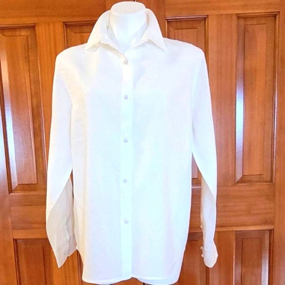 Women's Jones New York SIGNATURE Linen Shirt